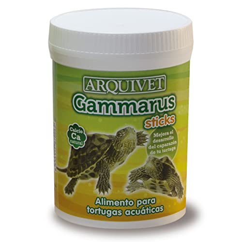 ARQUIVET Gammarus Sticks 265 ml - Comida para Tortugas de Agua - Pienso Tortugas acuáticas - Alimento Completo Flotante - Buen Desarrollo del caparazón