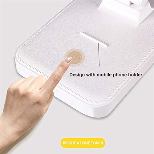 Schreibtischlampe LED Dimmbare Tischlampe Kabellos Wiederaufladbar Drehbare Augenschutz Tischleuchte Memory-Funktion für… – Bild 3