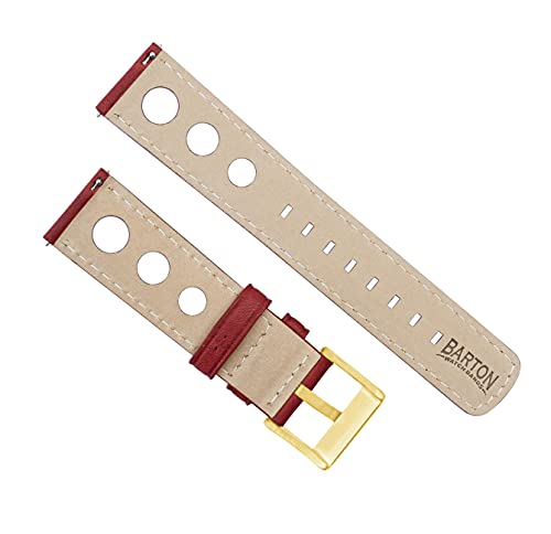 Image of Barton Racing & Rally Horween Leather Straps with Integrated Quick Release Spring Bars - Watch Bands