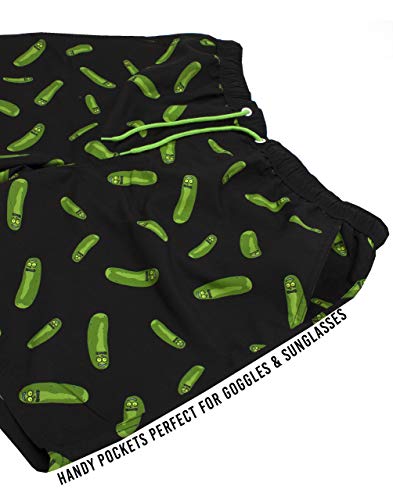 RICK AND MORTY Swim Shorts Mens Adults Pickle Rick Swimming Trunks Pants3