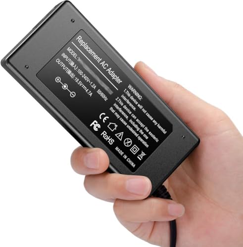 Image of WeFly 90W 19.5V 4.7A 6.5mm X 4.4mm Laptop Adapter for Sony Bravia TV 24'' 32'' 40'' 42'' KDL-24 KDL-32 KDL-40 KDL-42 W600B W650A W700B W800B, Sony Vaio Laptop Charger PCG VGN VGP SVE14 SVE15