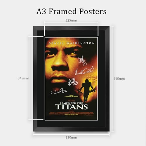 Póster enmarcado de Remember the Titans A3 para proteger recuerdos de cine 2