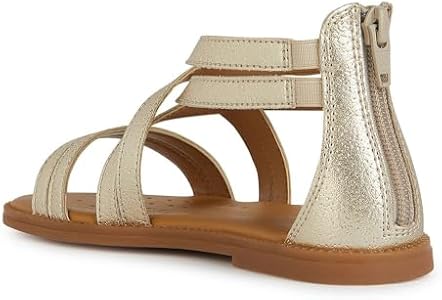 Geox J Karly Girl Sandalen voor meisjes, biscuit platina, 26 EU