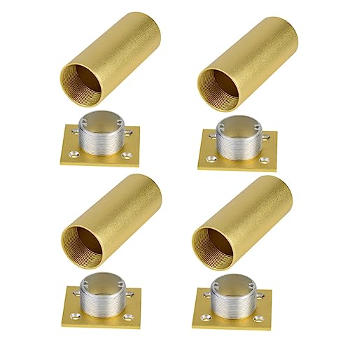 Patas de aleación de aluminio para sofá jojofuny ajustables de 4 piezas 2