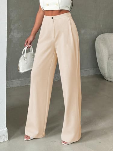 Image of Toochki Trousers for Woman Pants Women's Formal Office Korean | Black Track Pant | Straight | Cotton Spandex Stretchable Trouser | High-Waisted Bottom Wear