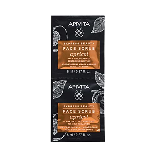 Apivita, Apricot Face Scrub, 2x8 ml Apivita, Apricot Face Scrub, 2x8 ml