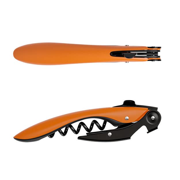 Koala Spain High Tech Two-Stroke Corkscrew, Patented Automatic Tab, Orange, Estándar - Image 3