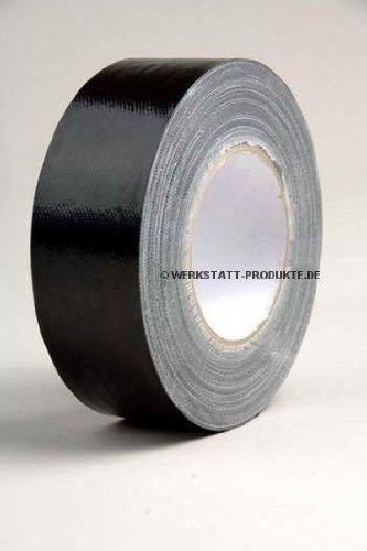 Tessuto nastro 50 mm x 50 m SBS, Nero, nastro