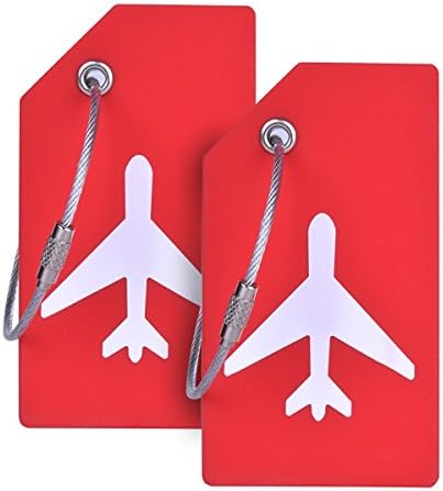 Silicone Luggage Tag with Name ID Card Perfect to Quickly Spot Luggage Suitcase by Ovener (Green 2 Pack Tags)
