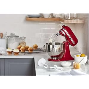 KitchenAid K45B Coated Flat Beater, White, 4.5 Qt KitchenAid K45B Coated Flat Beater White 45 Qt