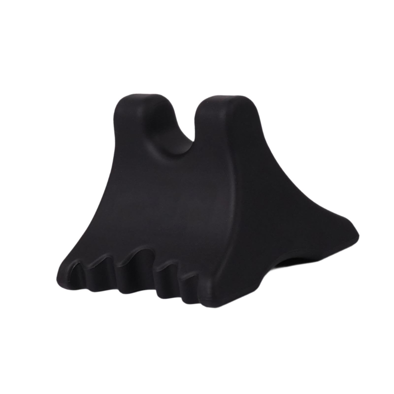 perfeclan Herramienta masaje para cuello, espalda y cuerpo, masaje puntos profesional, fácil usar, regalo práctico, portátil, durabilidad, Negro