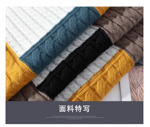 Sweater for Man Twist Long Sleeve Pullover Crew Neck Sweater3