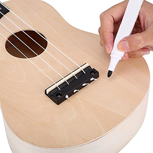 Hurrise HURRISEFB5SGD2K30 21Inch Basswood 4 String Diy Ukulele thumb #4