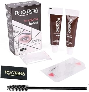 Lash Tint Black Kit - 2 in 1 Eyelash & Eyebrow Dye Set - Volume Lashes and Full Brows Last Up to 4 weeks - Suitable for Home Use with All Tools (black)