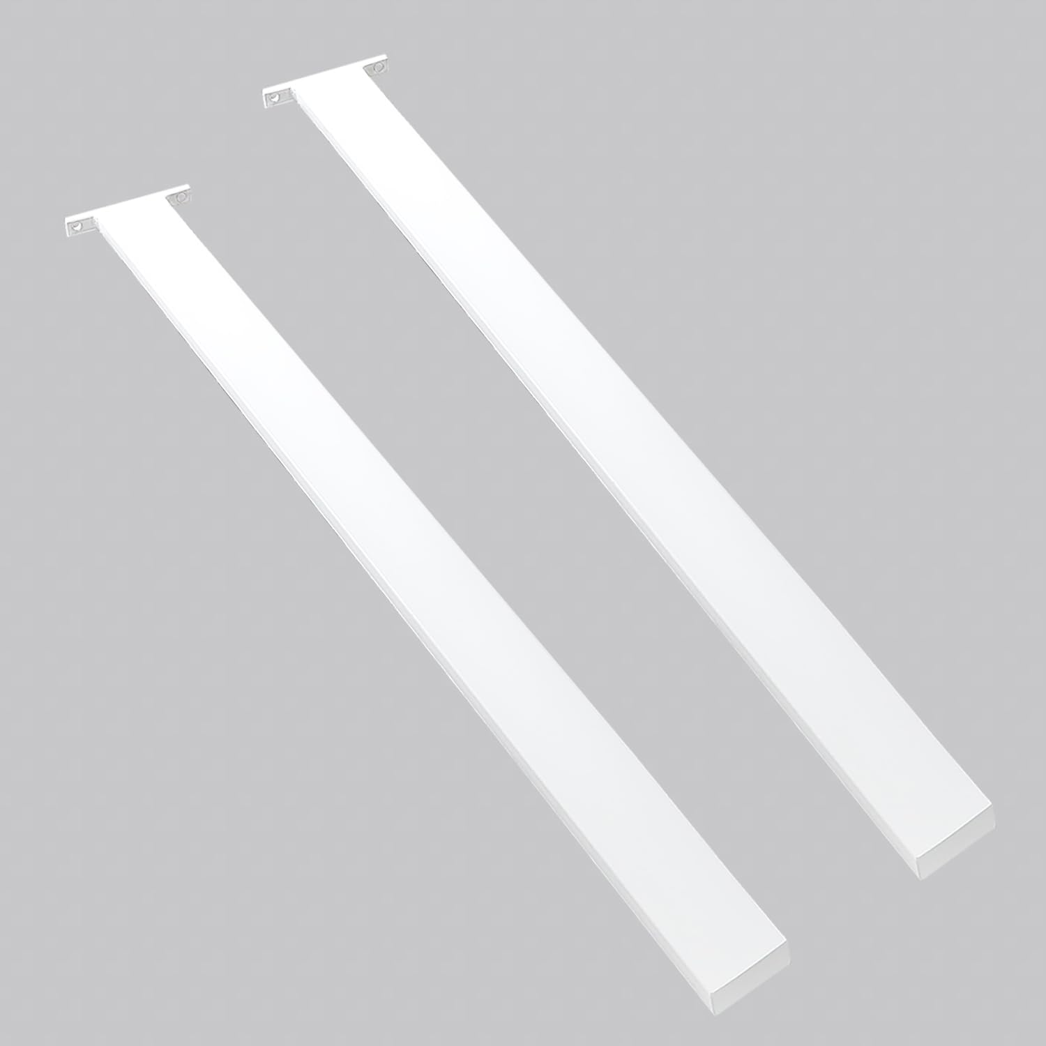 Hidden Island Countertop Support Bracket 2 Pack White 38 Inch Heavy Duty Granite Countertop Bracket Iron Island Support Brackets for Granite Quartz Wood