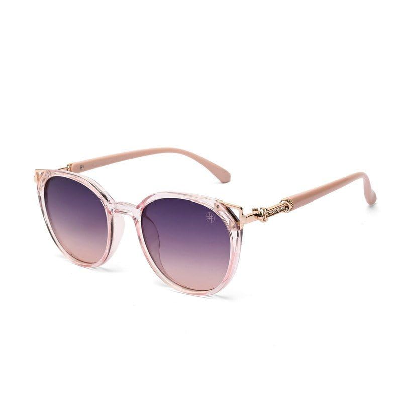 Image of HASHTAG EYEWEAR UV Protected Sunglasses for Women | Stylish Retro Gradient Goggles | Lightweight Polarized Eyewear | Driving Glasses | Fashionable Ladies Shades for Outdoor