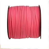 MATERIALS: The suede cord is made of high-quality faux leather,which is healthy, soft and comfortable, strong and durable and it is not easy to break. Color: Deep pink . It uses natural pigments and does not fade. GOOD CHOICE TO DIY YOUR CRATS: our f...