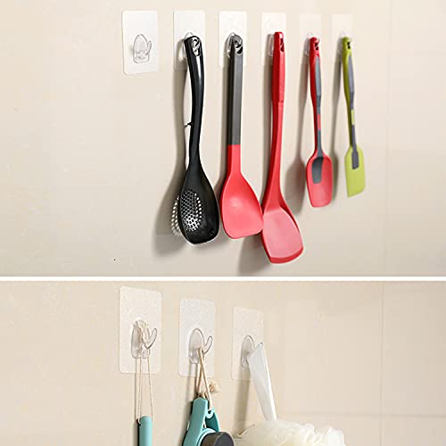 HENGBIRD 10 ganci adesivi magici da cucina, ganci