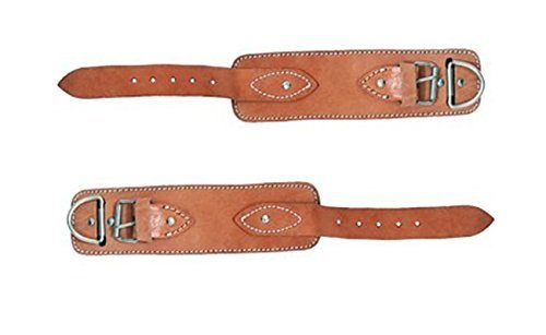 Ader Warm Pad Top Grain Leather Ankle Strap Synthetic Wool 2pcs