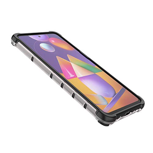 Image of Glasgow Back Case Cover Designed for Samsung Galaxy M31s - Black