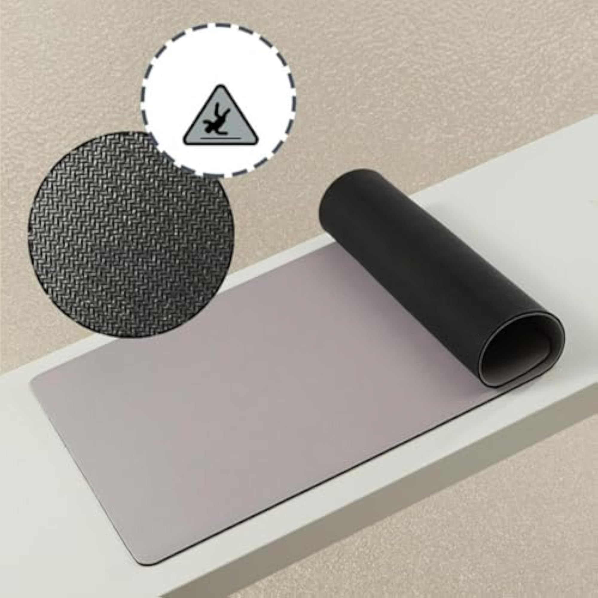 Quick Dry Reusable Faucet Draining Mat, Style D
