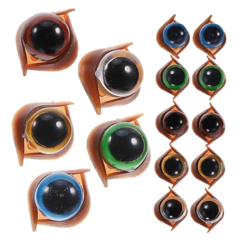 Angoily 12mm Craft Eyes Set Variety of Styles for Plush Toys Doll Making Accessories