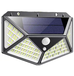 SUPER TOY LED Solar Garden Lights with Motion Sensor Waterproof Security Lights Solar Wall Lights with 3 Modes