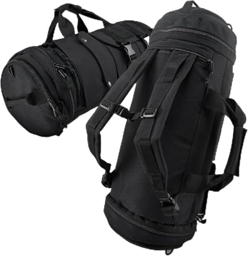 vipstar Duffelbag [3-in-1: Rucksack, Umhängetasche, Tragetasche] für Damen & Herren 45L wasserdicht Nassfach Thermofach Fitness Gym Alltag Outdoor Reisen Wandern Weekender Sporttasche