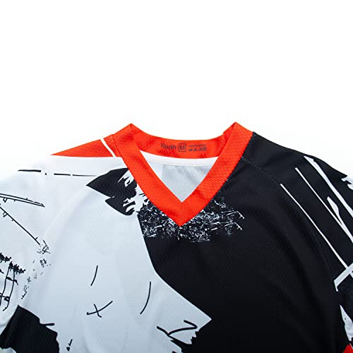 Weimostar Camiseta juvenil Dirt Bike Jersey de manga comprida off-road motocross downhill ciclismo p