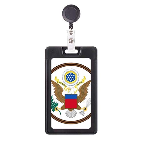 Porte-badge rétractable USA enrouleur de carte d'identité pour professionnels