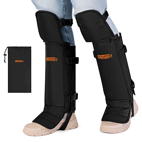 Snake Gaiters, Adjustable Snake Chaps for Men Women Hiking
