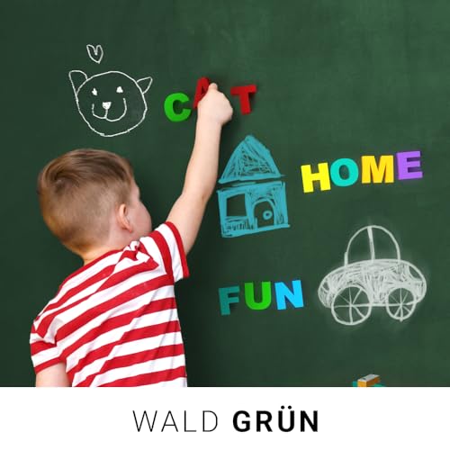 Magnetize-It! Magnetfarbe extra stark für Kreide & Magnet (grün, 1000ml) - Tafelfarbe magnetisch für ca. 3 qm Wand - magnetische Wandfarbe geeignet - Wand Tafellack, magnetische Farbe Magnettafel