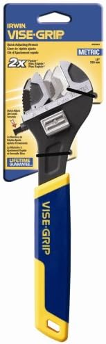 Irwin Industrial Tools 2078607 10-Inch Metric Quick Adjusting Wrench