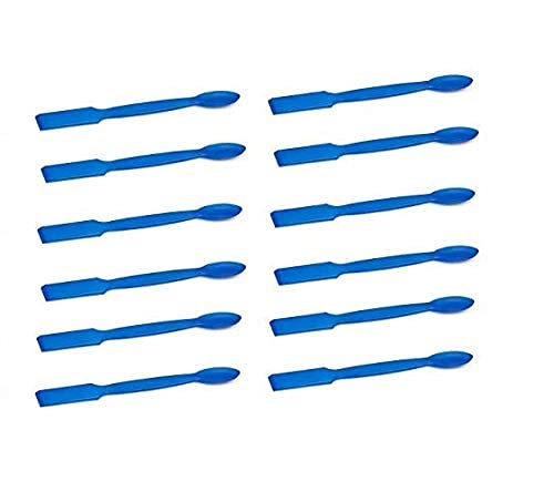 Plastic Spatula for Lab One Side Spoon and One Side Flat, Pack of 12, 150 MM-image-20