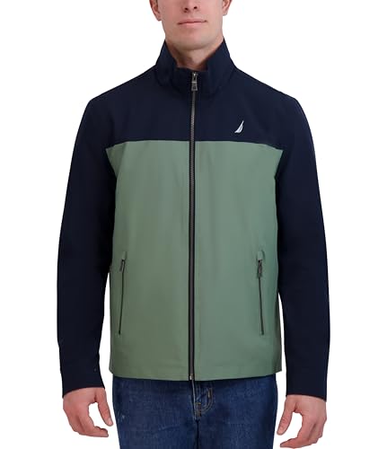 Image of Nautica Men's Golf Jacket - Casual Wear Windbreaker Jacket, Regular, Big & Tall Sizes