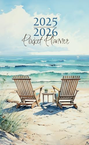 2025-2026 pocket planner: 2 year Pocket Calendar January 2025 to December 2026
