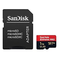 SanDisk Extreme PRO microSDXC UHS-I Speicherkarte 1 TB + Adapter & RescuePRO Deluxe (Für Smartphones, Actionkameras oder Drohnen, A2, Class 10, V30, U3, 200 MB/s Übertragung) – Ansicht 3