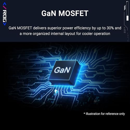 Asus Bloc d'alimentation ROG Strix 1000 W Platinum White, entièrement modulaire, 80+ Platinum, ATX 3.1, PCIe 5.1, GaN MOSFET, stabilisateur de Tension Intelligent