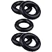 EXCEART 5pcs Nähmaschine Gummiring Gummireifen Fuß Nähmaschinen Ersatzteile Spulenring Haushalt Zubehör Schwarz