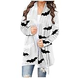 Halloween Costumes for Women 2023 Trendy clothes Womens Plus Size Open Front Cardigan Sweaters Fall Fashion 2023 Lightweight Jacket Comfy Outwear Coat Disfraz De Halloween Para Mujer(C White,4X-Large)