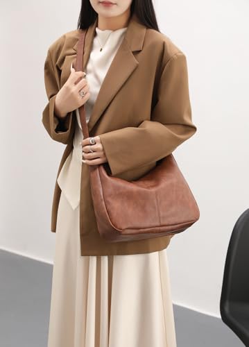 Bolso Hobo para Mujer de Piel Vegana Plegable miniatura 3
