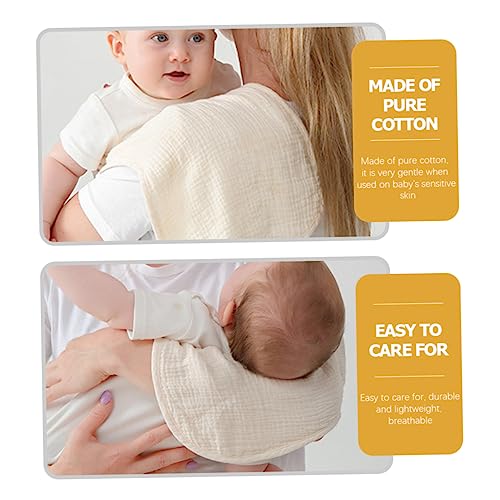 ERINGOGO 4Pcs Burp Cloths Soft Cotton Spit Towels for Newborns Absorbent and Gentle Delicate Skin Includes for Spit Up and Drool4