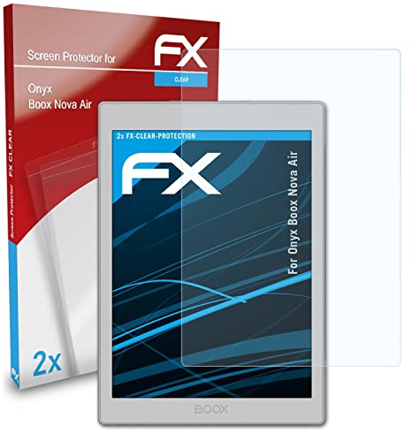 atFoliX Schermbeschermer compatibel met BOOX Nova Air Beschermfolie, ultra-helder FX Schermfolie (2X) - Image 3