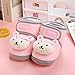 Heels Shoes for Girls Baby Shoes Warm Cute Short Boots Shoes Fashion Printing Non Slip Breathable Toddler 6 Old Baby Boy (Pink, 5 Infant)