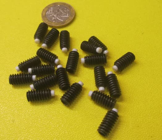 Black Oxide Steel Nylon Tip Set Screw 1/4