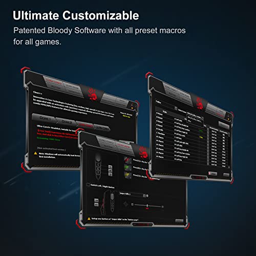 Ratón para Juegos Bloody W60Max de 2000 Hz con Botones Programables 6