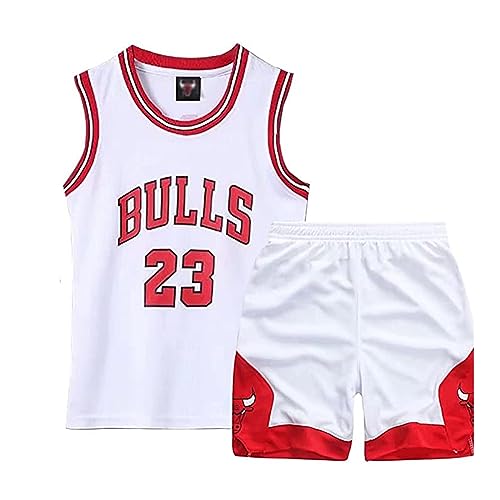 Louenth Tenue de Basket-Ball Adulte Homme : Maillot Sans Manches + Short Élastique, Maillot de Basket Homme, Idéale pour Entraînement & Match (XL, Blanc)