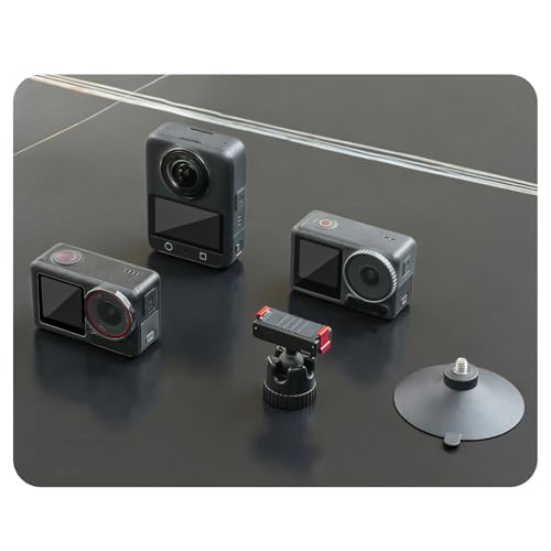 Fixation rapide à ventouse avec vis 1/4 pour caméra d'action - 5