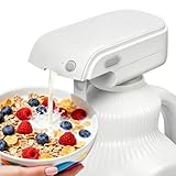 LIVSGNISTA Upgraded Magic Tap Automatic Drink Dispenser - USB Rechargeable, Easy-Clean Design - Hands-Free Beverage Dispenser for Fridge - Perfect for Milk, Juice, Water
