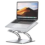 Design ergonomique : le support C1 peut surélever un ordinateur portable ou un ordinateur portable, de sorte que vous pouvez vous tenir debout pour travailler ou augmenter le niveau des yeux, obtenir une meilleure posture pour soulager la douleur ou le stress. Les deux arbres réglables offrent une vue idéale lorsque vous utilisez votre ordinateur portable.